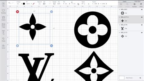 cricut louis vuitton stencils